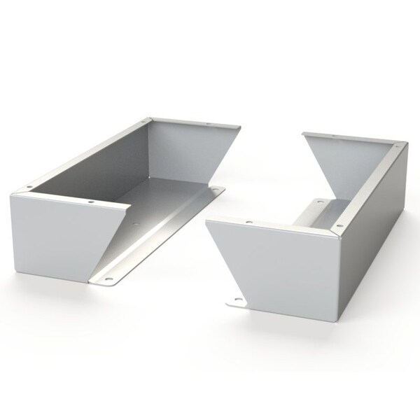Floor Stand Kit, 6 in. H x 24 in. W x 9.12 in. L, Steel, 1 PR
